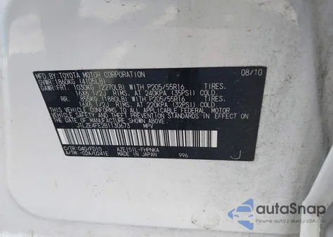 2011 Scion Xb из США, поврежденный, VIN JTLZE4FE2B1130673